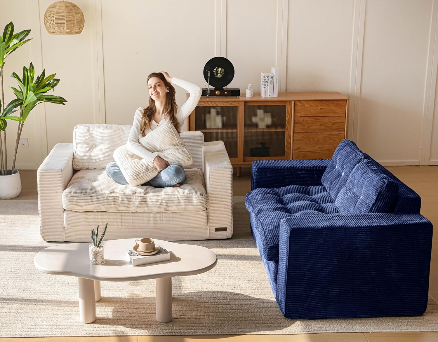 Convertible Sofa Bed, Pull Out Loveseat