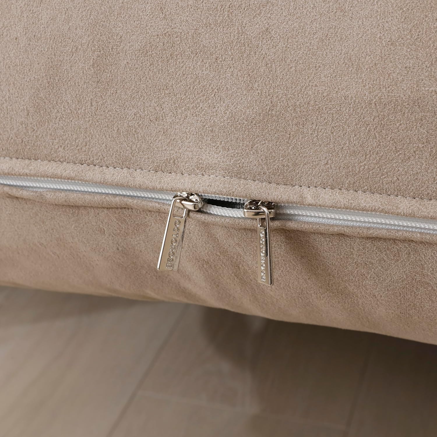 Zipper Classic Soft Micro Suede Futon Cover sofa