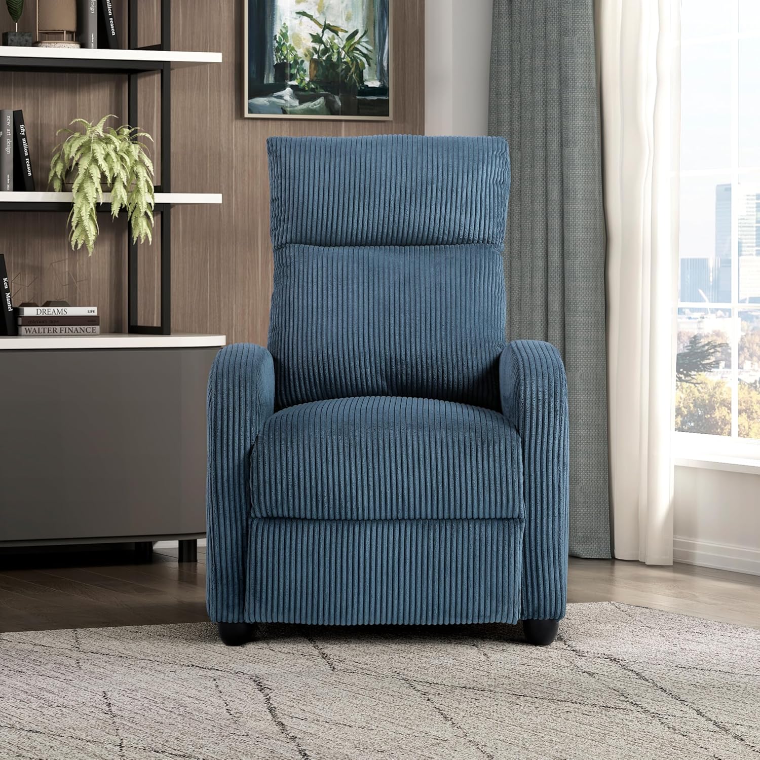 Recliner Chair Armchair Push Back Recliner