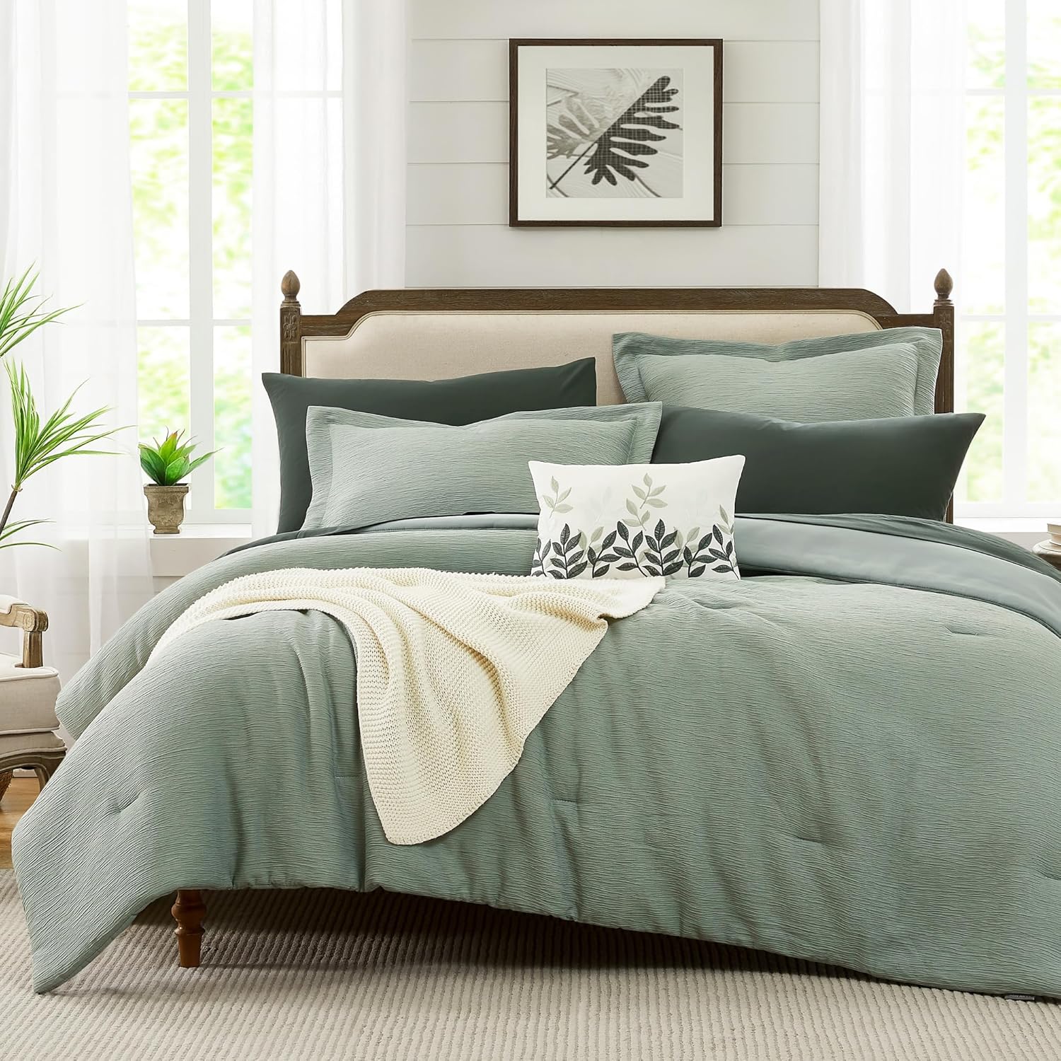 Charcoal Grey Queen Comforter Set