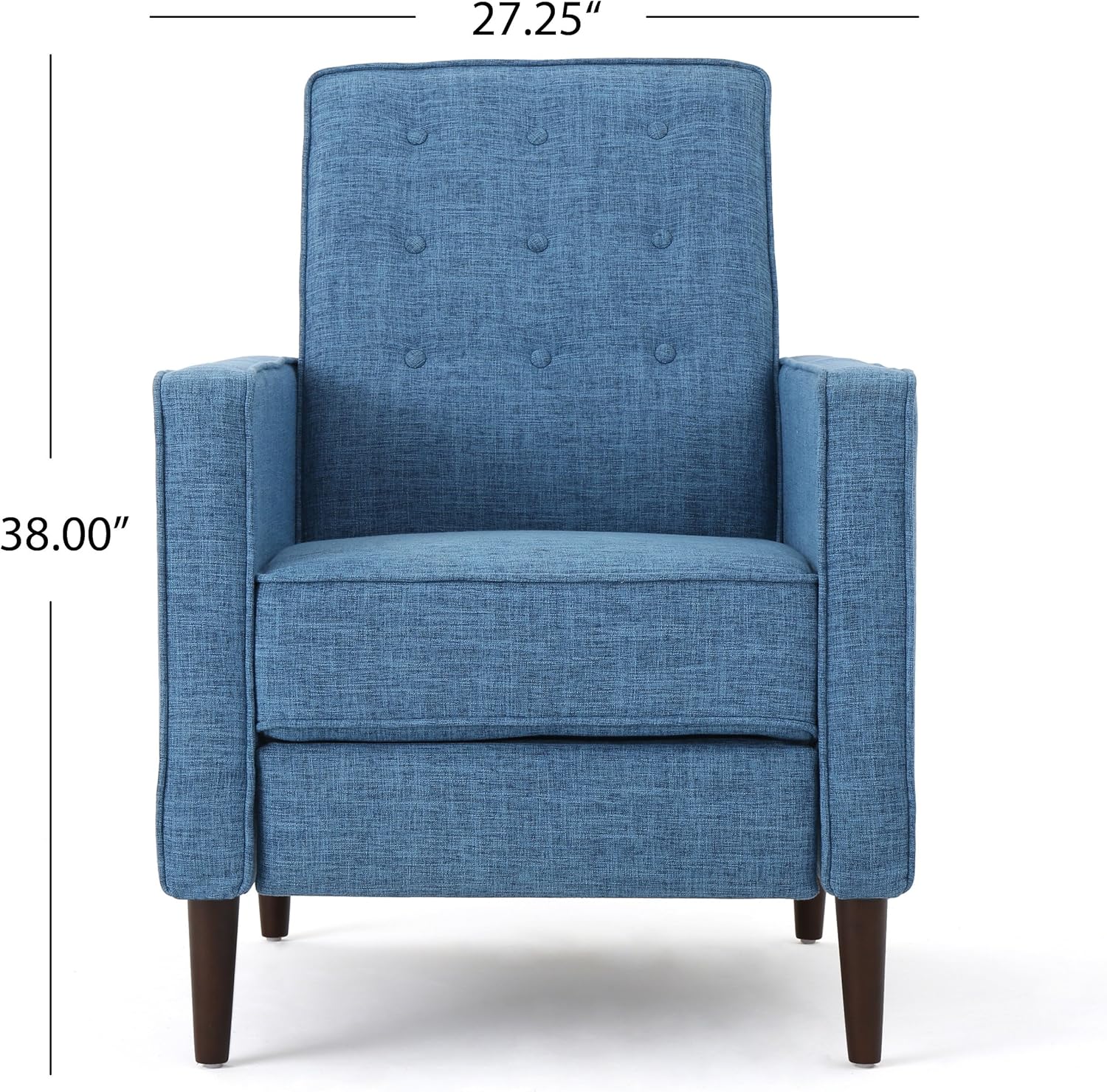 Modern Fabric Recliners, 2-Pcs Set