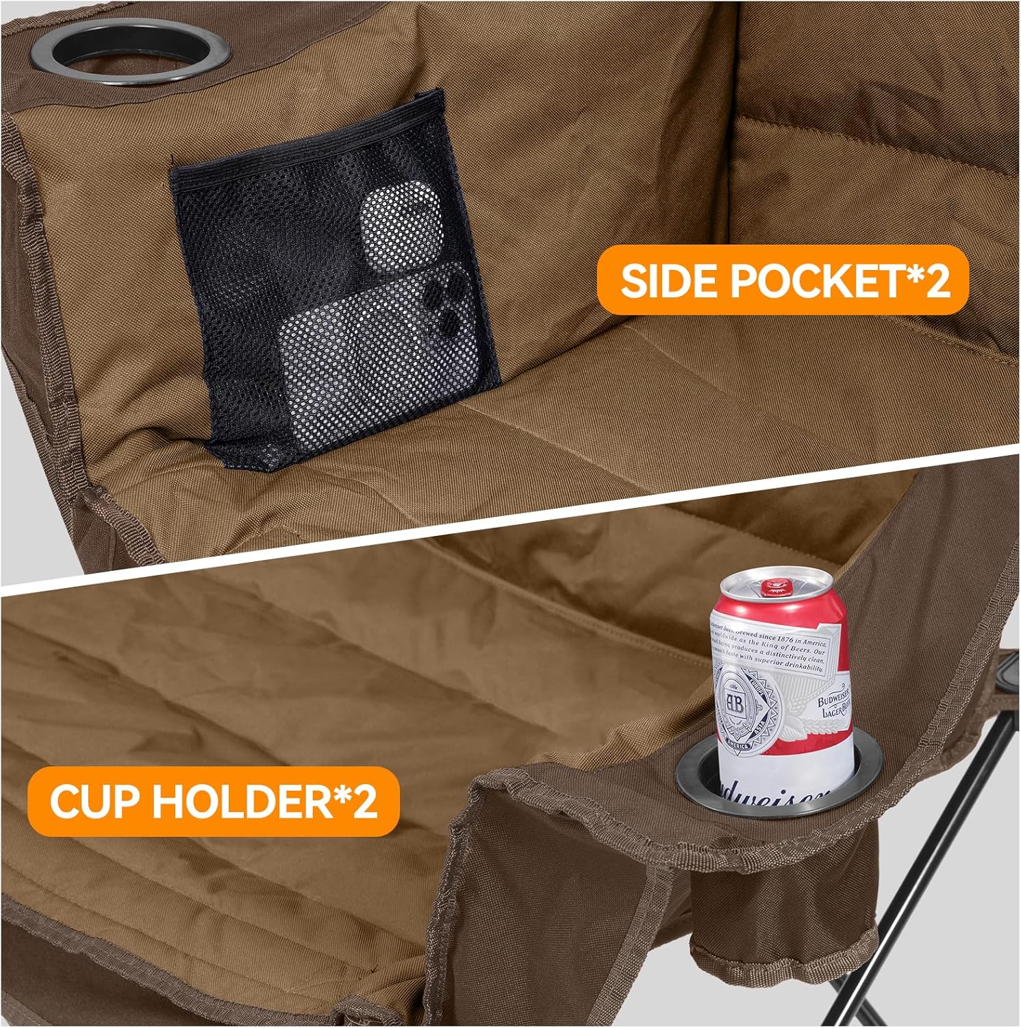 Loveseat Padded Camp Chair